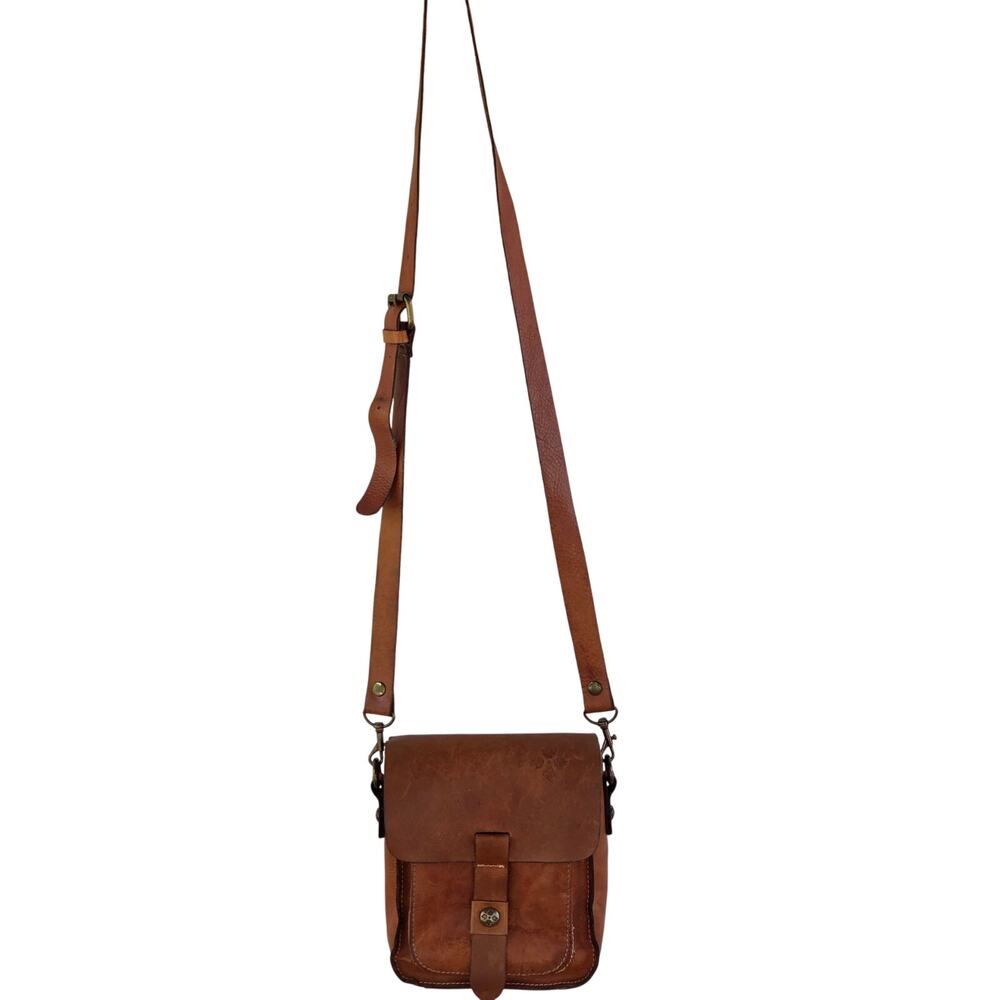 SOLD Patricia Nash Lari British Tan Leather Crossbody | Western Boho - Picture 6 of 11